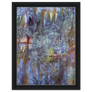 Salvador Dali  THE LAKE AT VILABERTRAN Framed Canvas