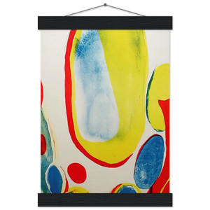 Alice Baber  Red Yellow and Blue Museum-Quality Matte Paper Poster with Hanger