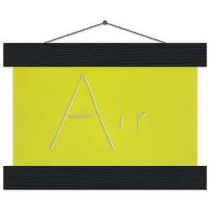 Edward Ruscha  AIR 1969 Museum-Quality Matte Paper Poster with Hanger