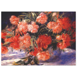 PierreAuguste Renoir  Peonies Fine Art Poster / Art Print