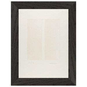 Barnett Newman  Canto I Premium Wooden Framed Art Print / Poster