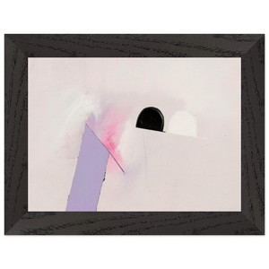 Luis Feito  Untitled N26 Premium Wooden Framed Art Print / Poster