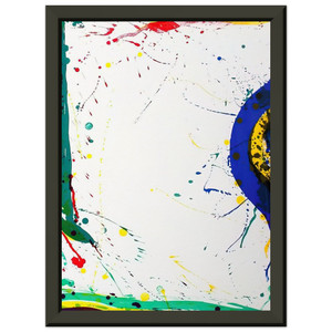 Sam Francis  Untitled  SF315  Premium Metal Framed Art Print / Poster