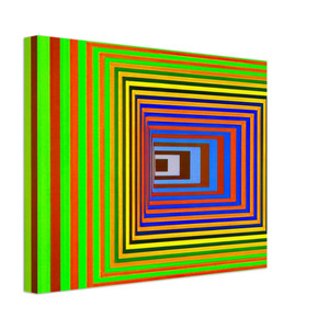 Victor Vasarely  Vonal Stri  1975 Canvas