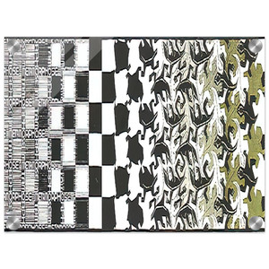 MC Escher  METAMORPHOSIS II EXCERPT 2 Acrylic Print