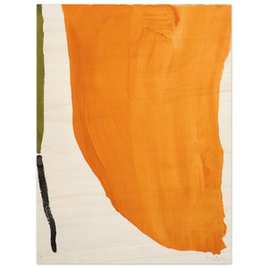 Helen Frankenthaler  Orange Downpour  1970 Wood Print