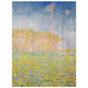 claude monet  Springtime Landscape Aluminum Print