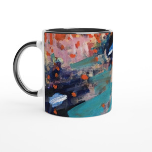 Paul Thek - Hurrah Vacuii - 1988 Ceramic Mug with Color Inside