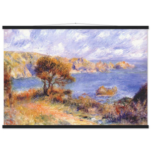 Renoir View at Guernsey Museum Quality Matte Paper Poster with Hanger