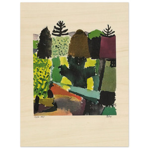Paul Klee  PARK 1920 Wood Print