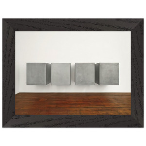 Donald Judd  Untitled  1988 N1 Premium Wooden Framed Art Print / Poster
