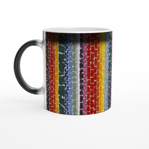 Alma Woodsey Thomas - EARTH SERMON BEAUTY LOVE AND PEACE 1971 Magic Ceramic Mug