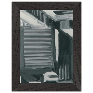 Gerhard Richter  TOWNSCAPE 1968 2 Premium Wooden Framed Art Print / Poster