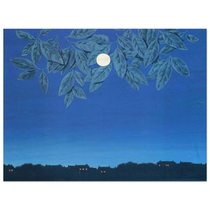 Rene Magritte  THE BLANK PAGE 1967 Wood Print