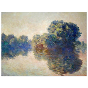 claude monet  The Seine near Giverny Aluminum Print