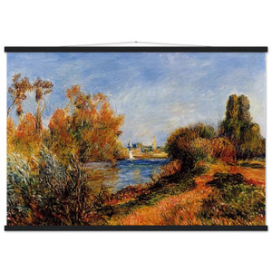 Renoir Seine at Argenteuil Museum Quality Matte Paper Poster with Hanger