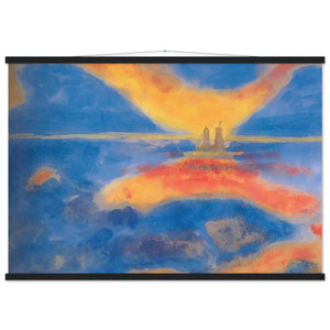 Emil Nolde  Sunrise at the sea Museum-Quality Matte Paper Poster with Hanger