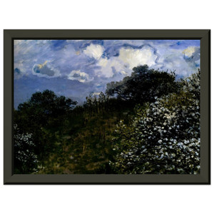 claude monet  Spring N2 Premium Metal Framed Art Print / Poster