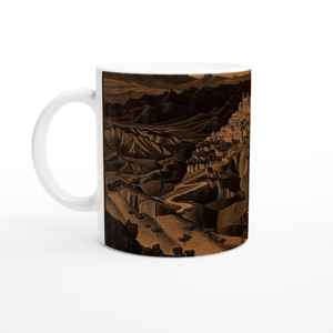 MC Escher - ITALIAN TOWN Ceramic Mug