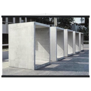 Donald Judd Untitled for Leo Castelli 1977 Matte Poster with Hanger