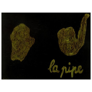 Rene Magritte  THE PIPE 1927 Aluminum Print