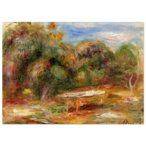 PierreAuguste Renoir In the Garden at Collettes Fine Art Print