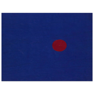Ellsworth Kelly  Red and Blue from the series Line Form Color Wood Print