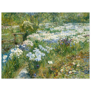 Childe Hassam  The Water Garden Aluminum Print
