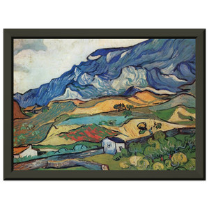 Vincent van Gogh Les Alpilles Mountain Landscape near SouthReme Framed Print