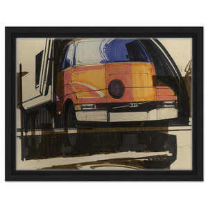 Syd Mead  Syd Mead N14 Framed Canvas