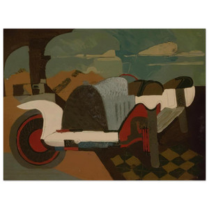 Charles Lapicque  La Bugatti  1925 Aluminum Print