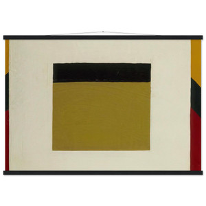 Al Held  White Square Museum-Quality Matte Paper Poster with Hanger