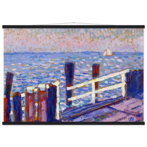 Theo van Rysselberghe THE JETTY 1906 Matte Paper Poster with Hanger
