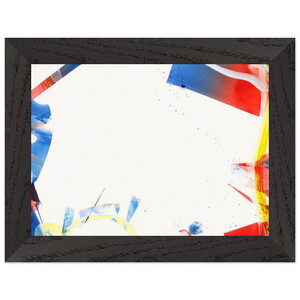 Sam Francis  Untitled  SFM6604  Premium Wooden Framed Art Print / Poster