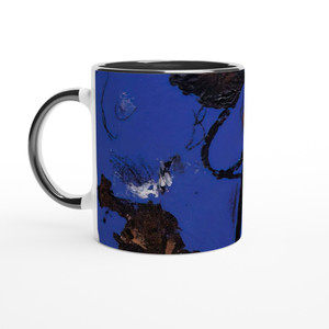 Emil Schumacher - G-3 - 1982 Ceramic Mug with Color Inside