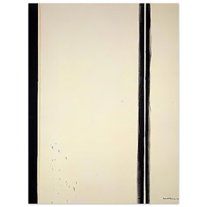 Barnett Newman  The Station of the Cross  Fourth Station Aluminum Print