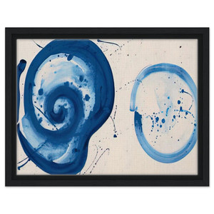 Sam Francis  Composition  Blue Balls  Framed Canvas