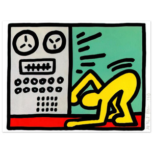 Keith Haring  POP SHOP III 1989 N2 Aluminum Print