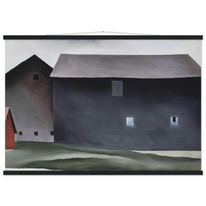 Georgia OKeeffe  Lake George Barns Museum-Quality Matte Paper Poster with Hanger