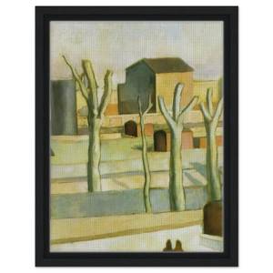 Salvador Dali  THE STATION AT FIGUERAS Framed Canvas
