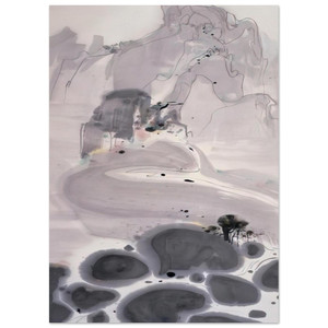 Wu Guanzhong Mountains High and Streams Eternal 1986