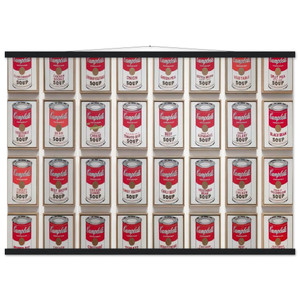 Andy Warhol  Campbells Soup Cans Museum-Quality Matte Paper Poster with Hanger