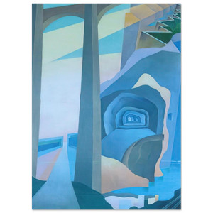 Benedetta Cappa Synthesis of Overland Communications 1933 1934 Palermo Art Print