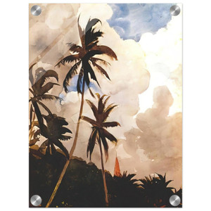 Winslow Homer  PALM TREES BAHAMAS Acrylic Print