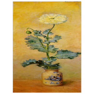 claude monet  White Poppy Aluminum Print