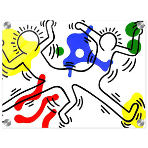 Keith Haring  UNTITLED 1986 N3 Acrylic Print