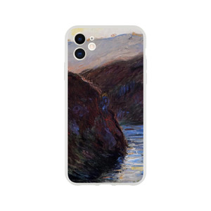 claude monet - The Creuse Valley Evening Effect Flexi case