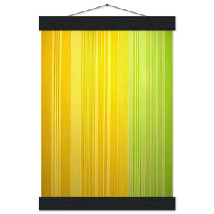 Gene Davis  LimeLemon  1970 Museum-Quality Matte Paper Poster with Hanger