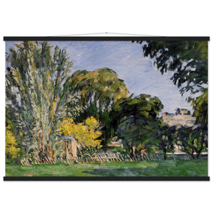 Paul Cezanne The Trees of Jas de Bouffan Matte Paper Poster Hanger