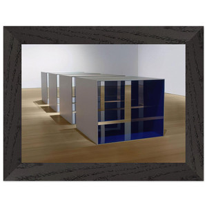 Donald Judd  Untitled  1969 N4 Premium Wooden Framed Art Print / Poster
